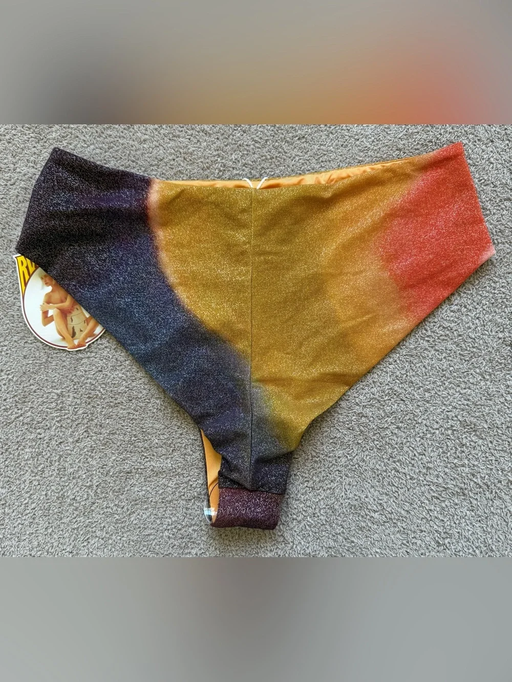 RVCA x Dana Trippe Special Edition - TRIPPY DANA HIGH RISE Bikini Bottoms